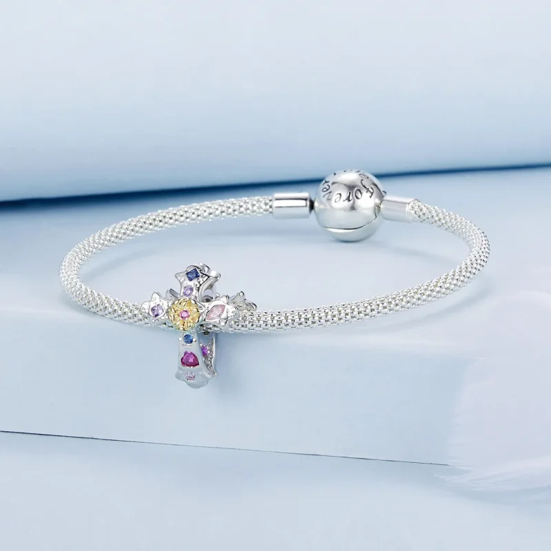(kép) Pandora stílusú vintage Cross - BSC1005 - Megtekintés 3