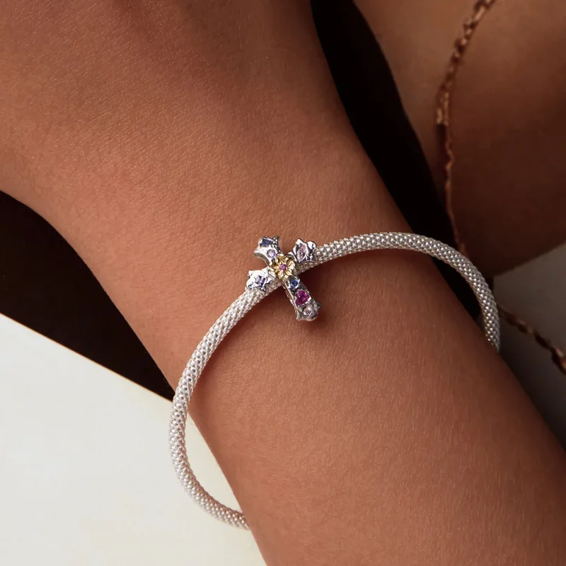 (kép) Pandora stílusú vintage Cross - BSC1005 - Megtekintés 6