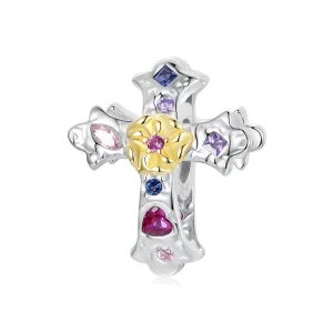 Pandora stílusú vintage Cross - BSC1005 (kép) Pandora stílusú vintage Cross - BSC1005