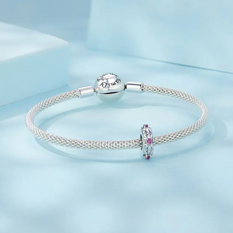 (kép) Pandora Style varázslatos Pandora stílusú retro írisz szilikon spacer gyöngyöket - Megtekintés 5