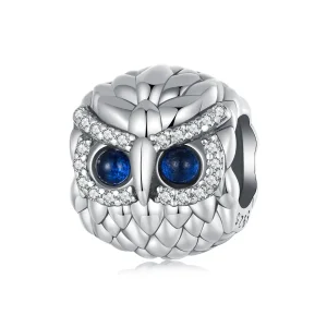 (kép) Pandora stílusú bagoly Charm - SCC2814
