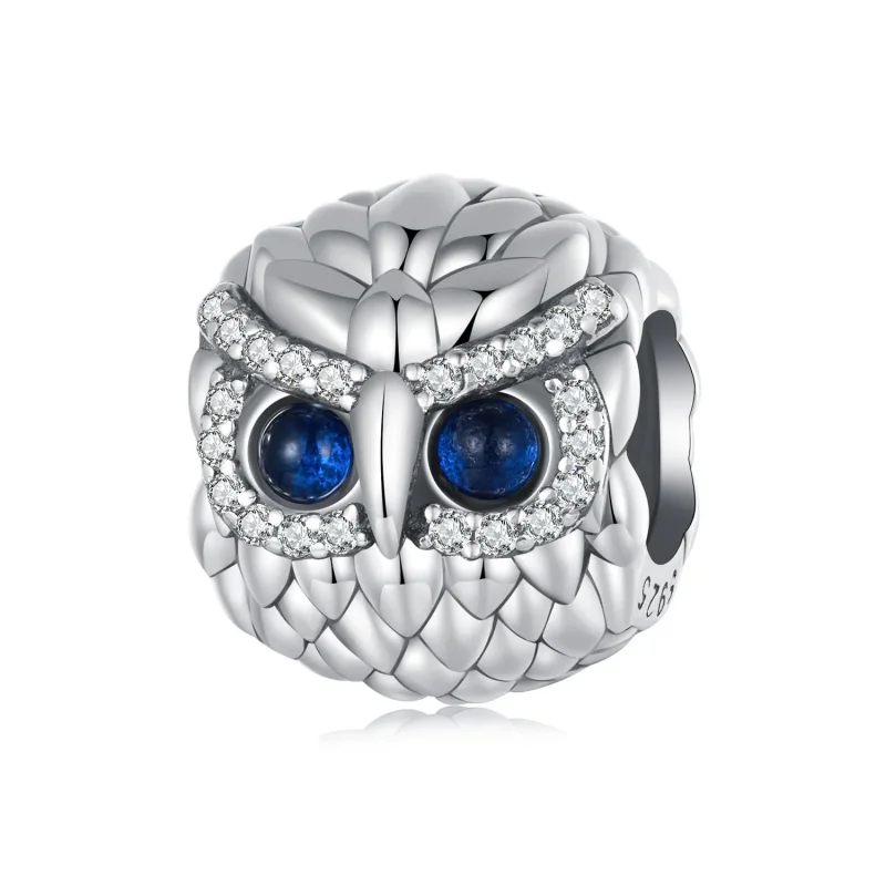 (kép) Pandora stílusú bagoly Charm - SCC2814