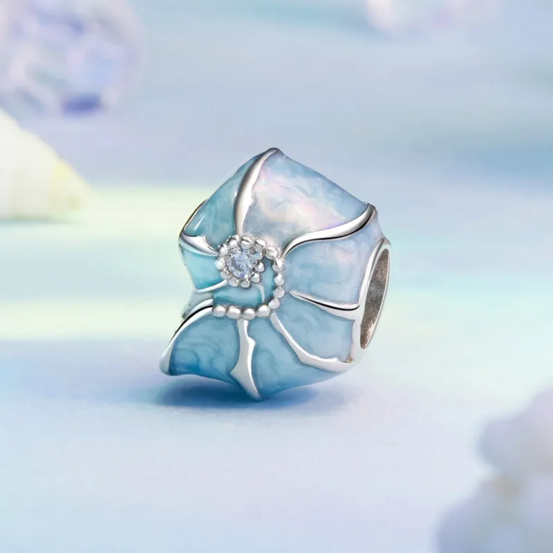 (kép) Pandora stílusú Blue Conch Charm varázslatos világát a BSC1018- BSC1018 - Megtekintés 2