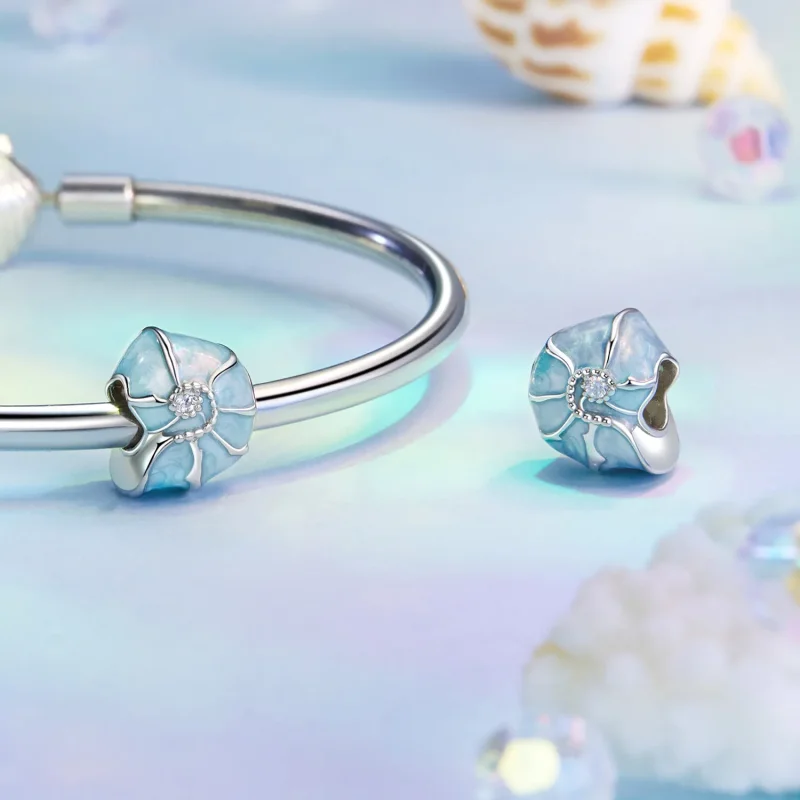 (kép) Pandora stílusú Blue Conch Charm varázslatos világát a BSC1018- BSC1018 - Megtekintés 4