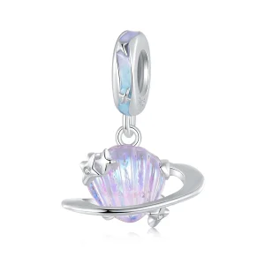 (kép) Pandora stílusú bolygóhéj Charm - SCC2807