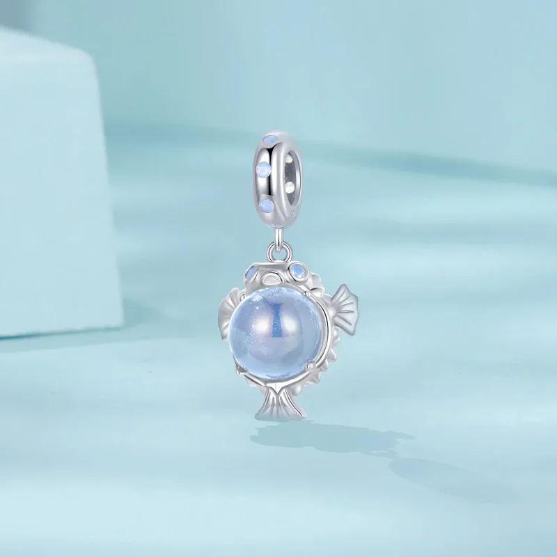 (kép) Pandora stílusú óceáni puffer Charm - SCC2798 - Megtekintés 2