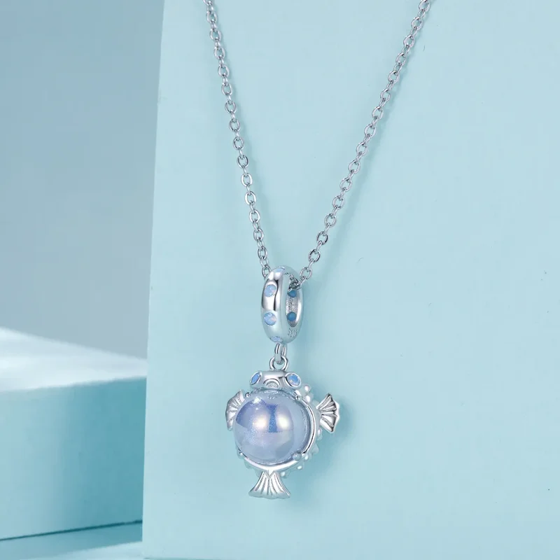 (kép) Pandora stílusú óceáni puffer Charm - SCC2798 - Megtekintés 3