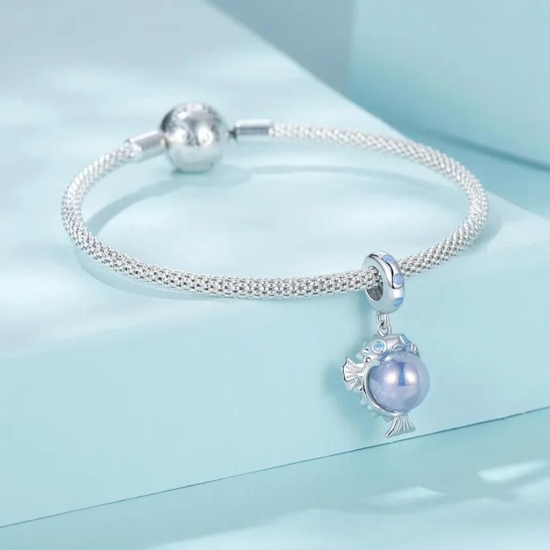(kép) Pandora stílusú óceáni puffer Charm - SCC2798 - Megtekintés 4