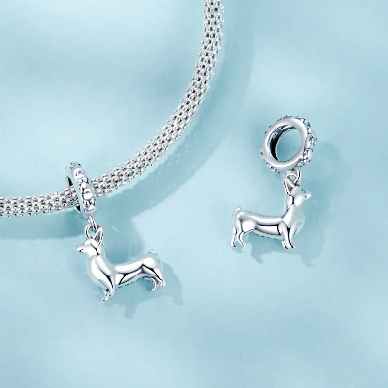 (kép) Pandora stílusú Corgi Charm - SCC2783 - Megtekintés 4