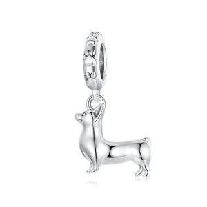 (kép) Pandora stílusú Corgi Charm - SCC2783