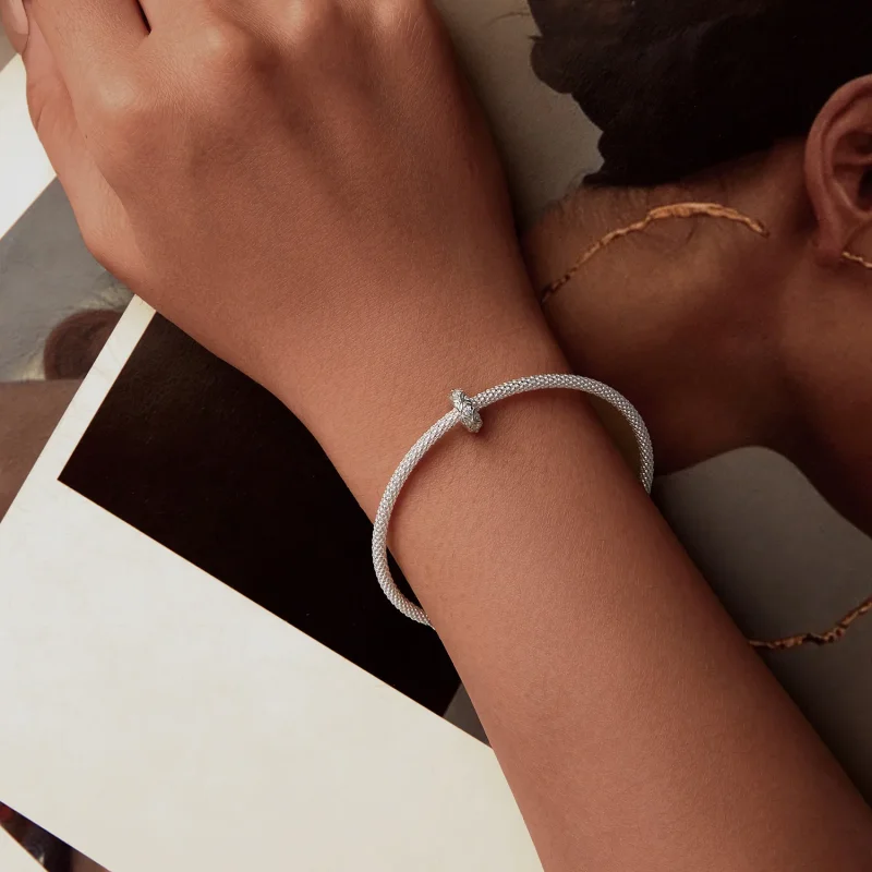 (kép) Pandora stílusú dombornyomott mintázatú szilikon spacer Charm - BSC1011 - Megtekintés 6