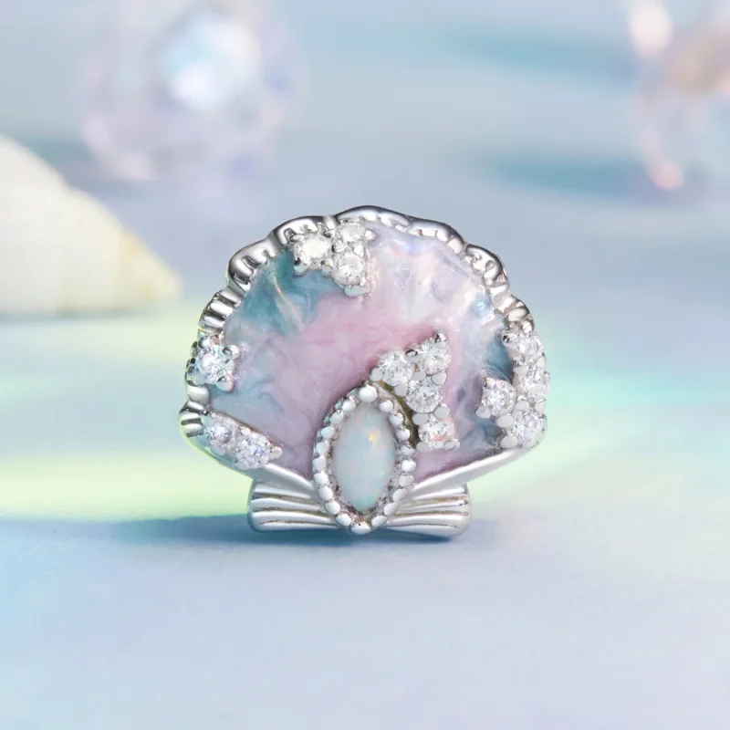 (kép) Pandora stílusú fantasy színes kagyló Charm - BSC1017 - Megtekintés 2