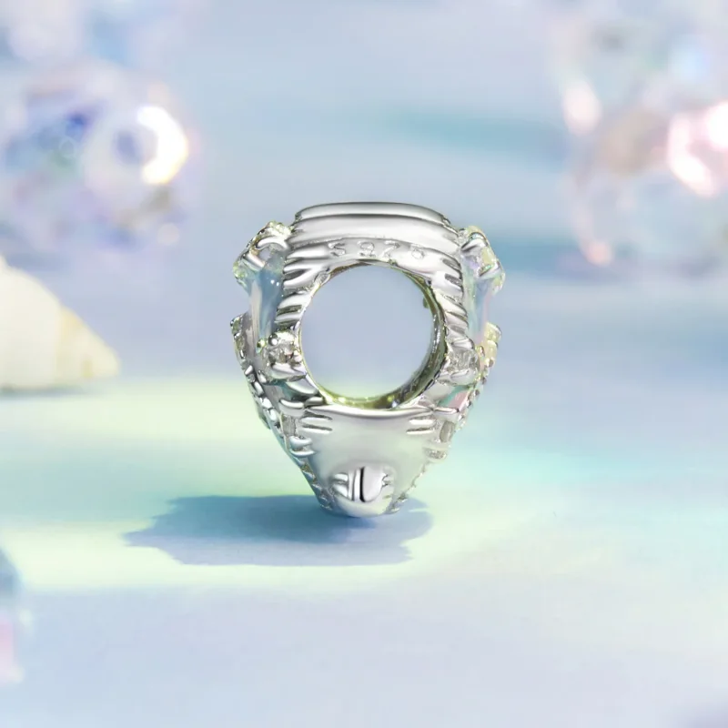(kép) Pandora stílusú fantasy színes kagyló Charm - BSC1017 - Megtekintés 3