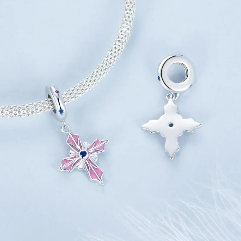 (kép) Pandora stílusú kereszt Charm - BSC1023 - Megtekintés 4