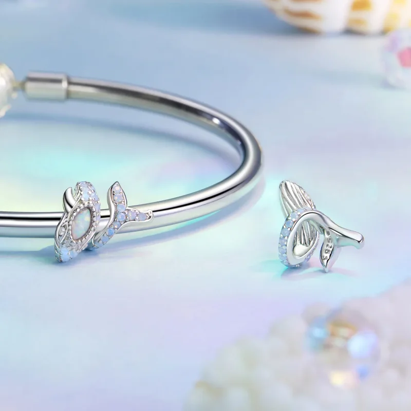(kép) Pandora stílusú kék bálna Charm - BSC1015 - Megtekintés 4