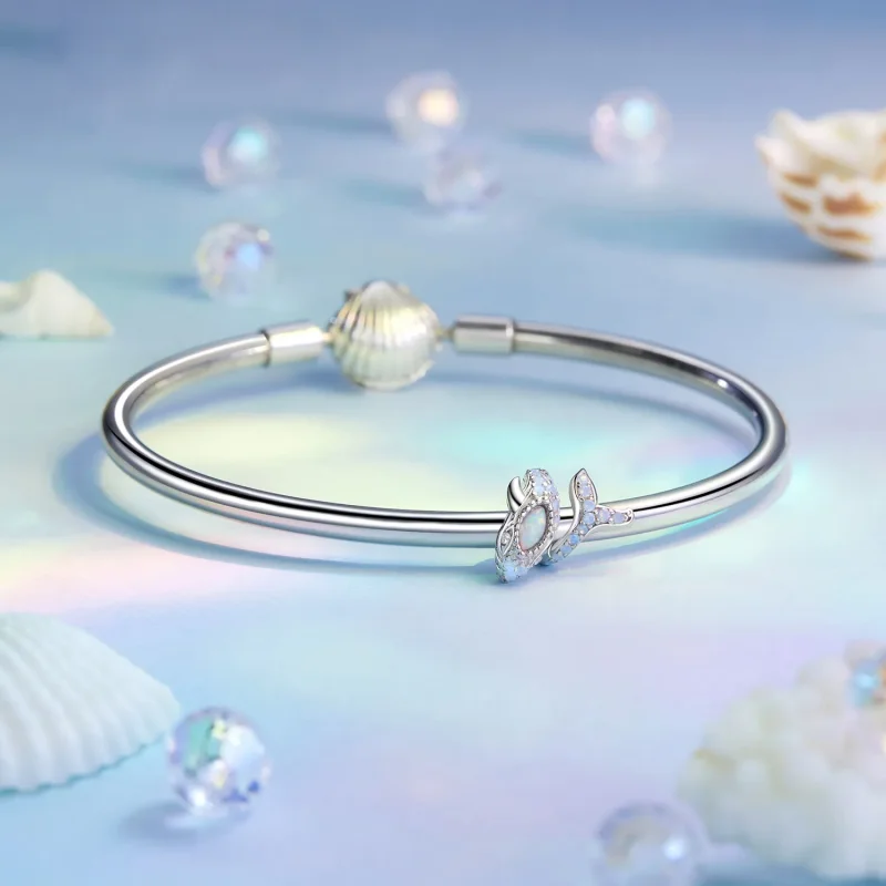 (kép) Pandora stílusú kék bálna Charm - BSC1015 - Megtekintés 5