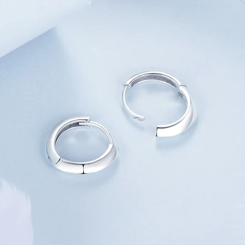 (kép) Pandora stílusú klasszikus sterling ezüst fülbevalók - BSE1016 - Megtekintés 4