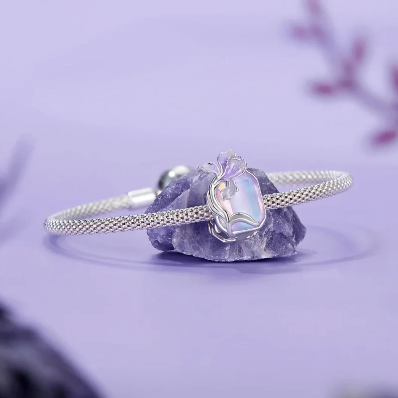 (kép) Pandora stílusú kristály írisz Charm - BSC1032 - Megtekintés 5