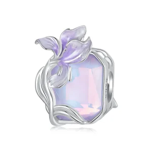 (kép) Pandora stílusú kristály írisz Charm - BSC1032