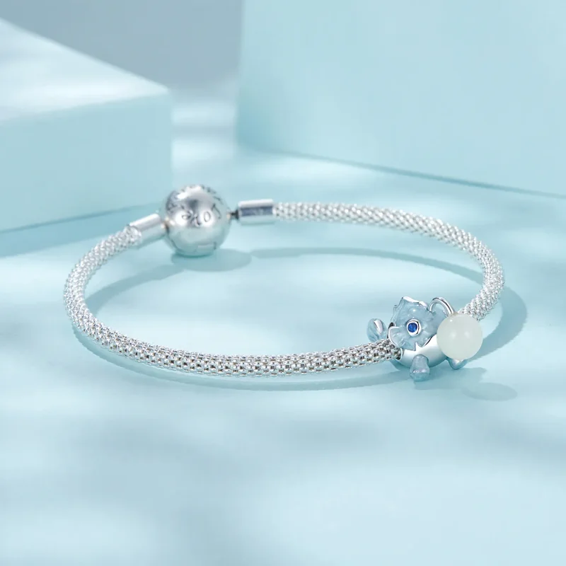(kép) Pandora stílusú Luminous Lantern Fish Charm - SCC2795 - Megtekintés 6
