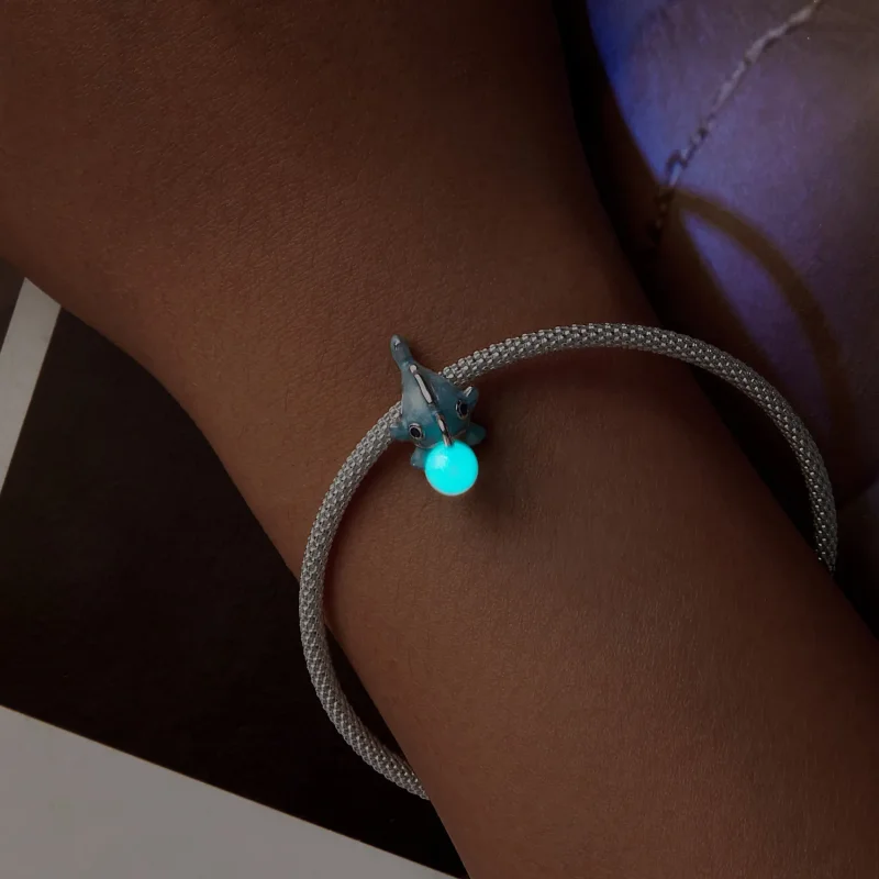 (kép) Pandora stílusú Luminous Lantern Fish Charm - SCC2795 - Megtekintés 10