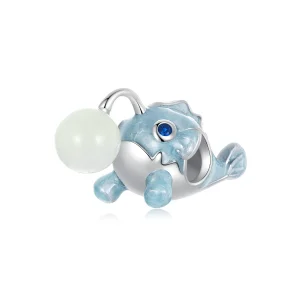 Pandora stílusú Luminous Lantern Fish Charm - SCC2795 (kép) Pandora stílusú Luminous Lantern Fish Charm - SCC2795