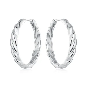 Pandora stílusú metál csavarok fülbevalók - BSE1024-L (kép) Pandora stílusú metál csavarok fülbevalók - BSE1024-L