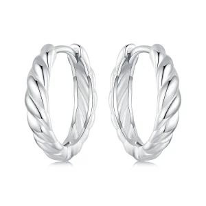 Pandora stílusú metál csavarok fülbevalók - BSE1024-M (kép) Pandora stílusú metál csavarok fülbevalók - BSE1024-M