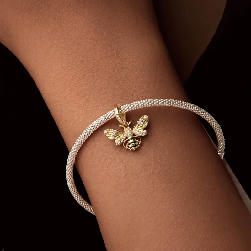 (kép) Pandora stílusú méh Charm - BSC1035 - Megtekintés 6