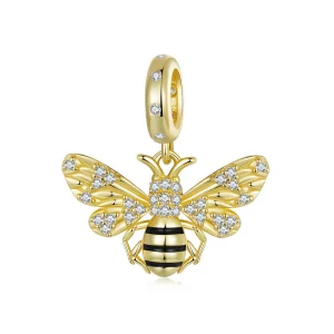 Pandora stílusú méh Charm - BSC1035 (kép) Pandora stílusú méh Charm - BSC1035