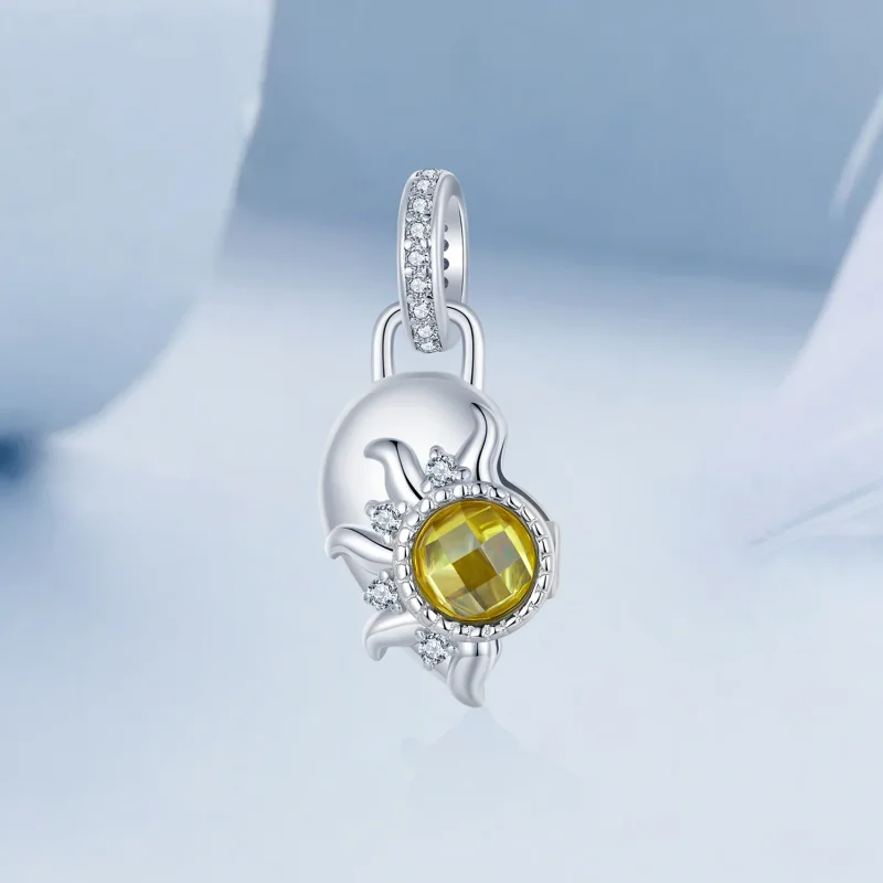 (kép) Pandora stílusú Nap és Hold szerelmi Charm - BSC1034 - Megtekintés 4