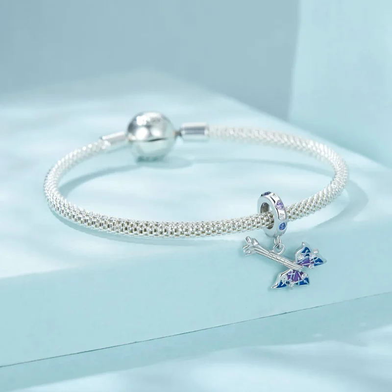 (kép) Pandora stílusú pillangó basszus Charm - SCC2764 - Megtekintés 3