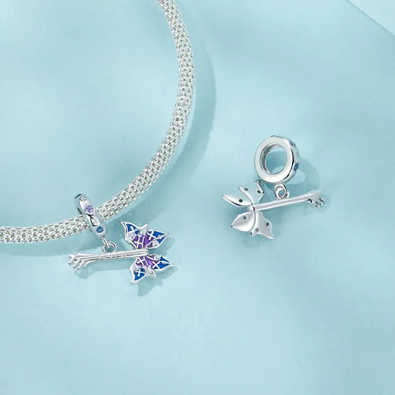 (kép) Pandora stílusú pillangó basszus Charm - SCC2764 - Megtekintés 4