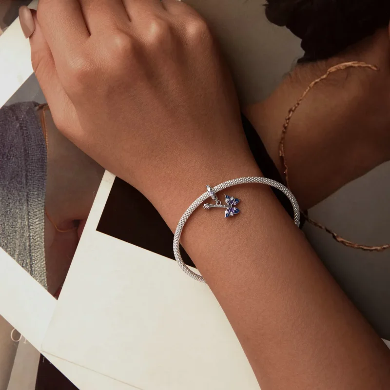(kép) Pandora stílusú pillangó basszus Charm - SCC2764 - Megtekintés 5