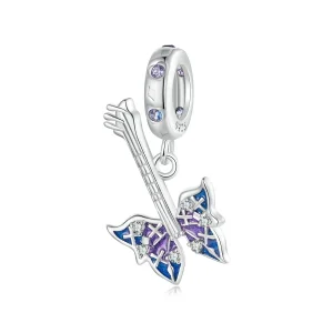 Pandora stílusú pillangó basszus Charm - SCC2764 (kép) Pandora stílusú pillangó basszus Charm - SCC2764