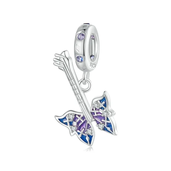 (kép) Pandora stílusú pillangó basszus Charm - SCC2764