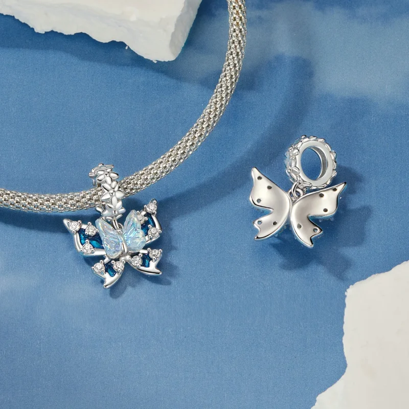 (kép) Pandora stílusú pillangó Charm - BSC1025 - Megtekintés 4