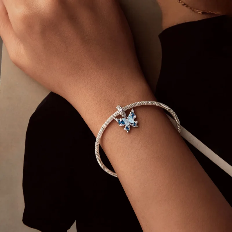 (kép) Pandora stílusú pillangó Charm - BSC1025 - Megtekintés 5