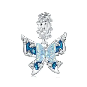 Pandora stílusú pillangó Charm - BSC1025 (kép) Pandora stílusú pillangó Charm - BSC1025