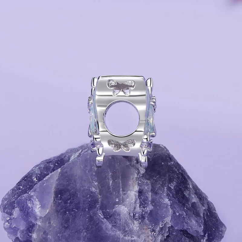 (kép) Pandora stílusú pillangó írisz Charm - BSC1030 - Megtekintés 3
