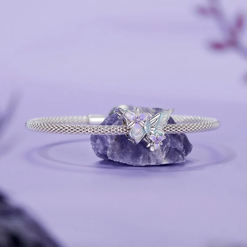 (kép) Pandora stílusú pillangó írisz Charm - BSC1030 - Megtekintés 5