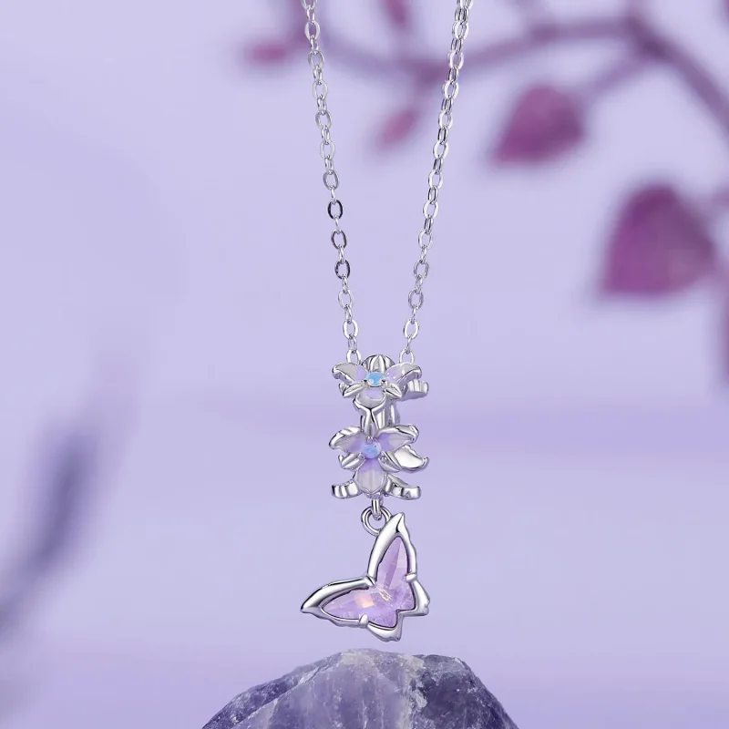 (kép) Pandora stílusú pillangó írisz Charm - BSC1033 - Megtekintés 3