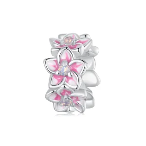 (kép) Pandora stílusú Sakura Spacer Charm - SCC2818