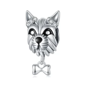 (kép) Pandora stílusú Schnauzer Charm - SCC2812