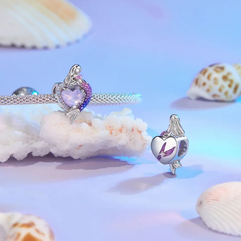 (kép) Pandora stílusú sellő Charm - SCC2769 - Megtekintés 4