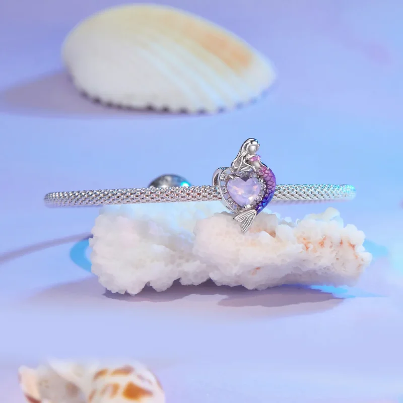 (kép) Pandora stílusú sellő Charm - SCC2769 - Megtekintés 5