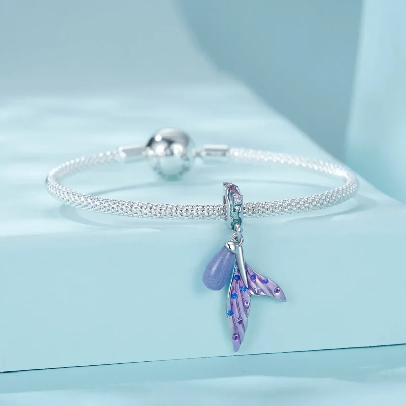 (kép) Pandora stílusú világító sellő Charm - SCC2800 - Megtekintés 3