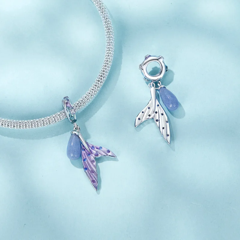 (kép) Pandora stílusú világító sellő Charm - SCC2800 - Megtekintés 4