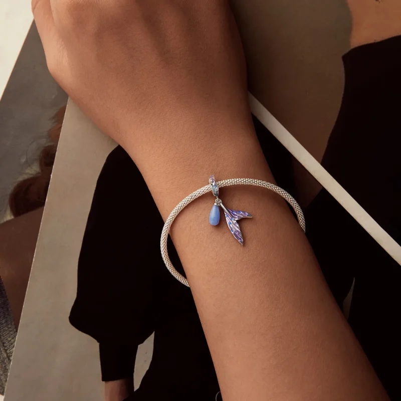 (kép) Pandora stílusú világító sellő Charm - SCC2800 - Megtekintés 5