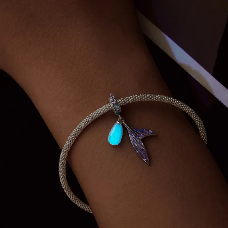 (kép) Pandora stílusú világító sellő Charm - SCC2800 - Megtekintés 8